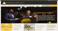 Desktop Screenshot of aglimmerofhopeaustin.org